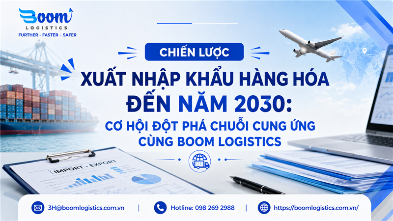 Chiến Lược Xuất Nhập Khẩu Hàng Hóa Đến Năm 2030: Cơ Hội Đột Phá Chuỗi Cung Ứng Cùng Boom Logistics